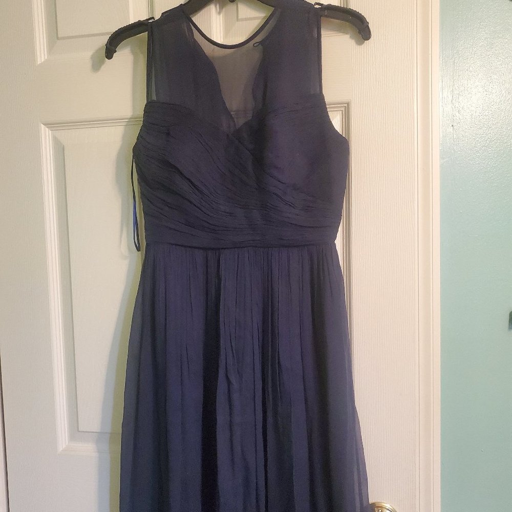 J.Crew Navy Bridesmaid Dress